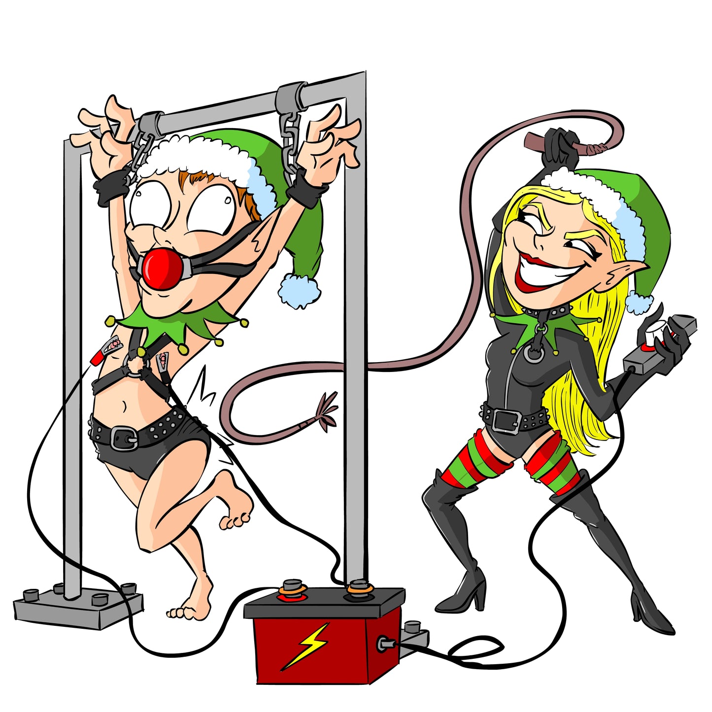 Elf BDSM Wrapping Paper