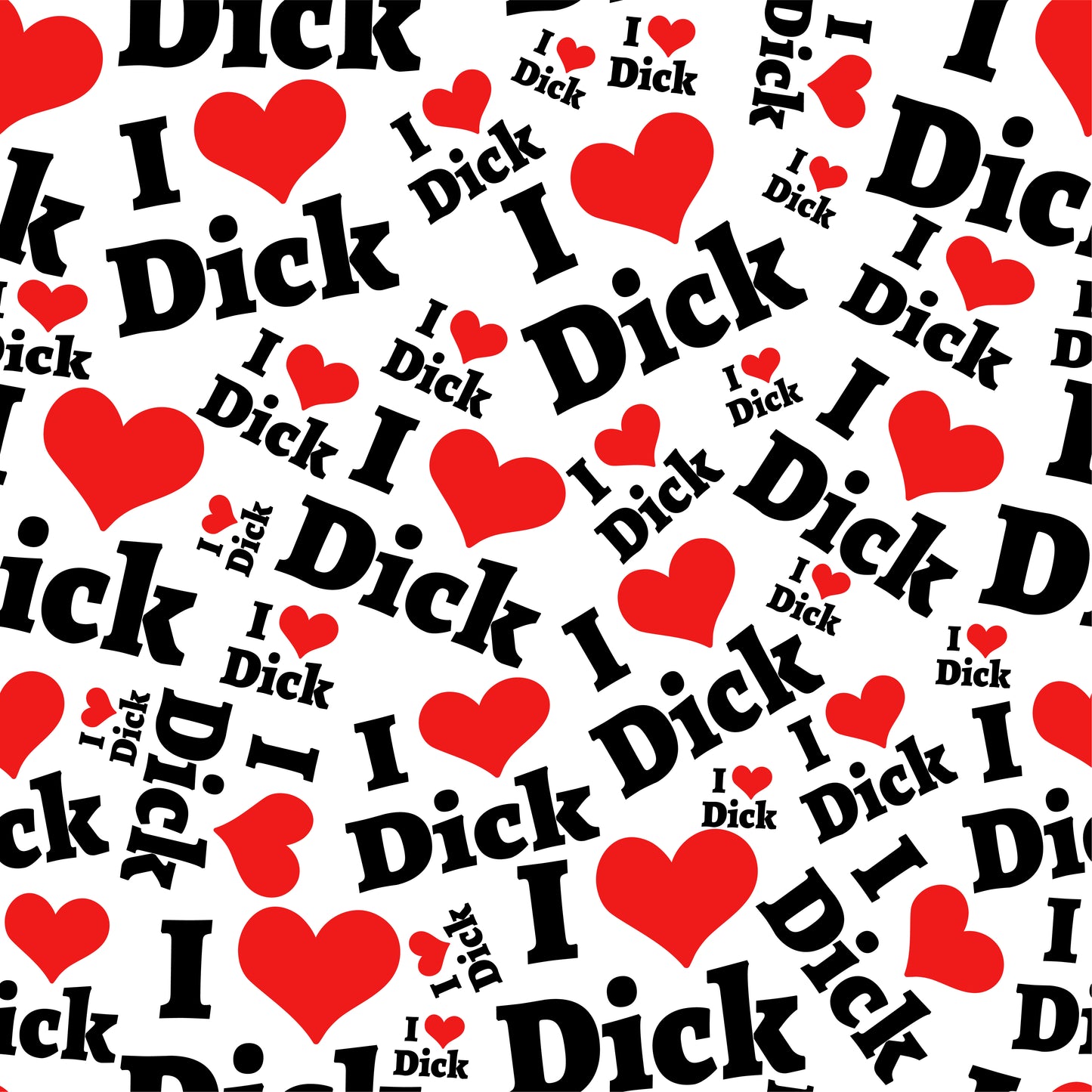 I Heart Dick Wrapping Paper